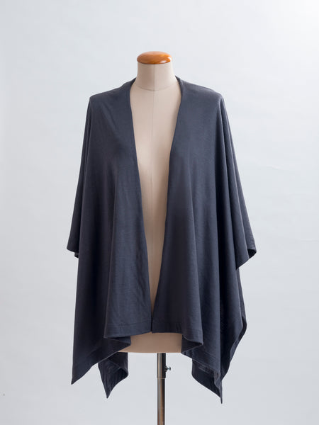 Charcoal Merino wool.