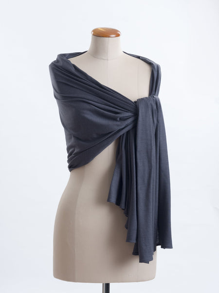 Charcoal Merino wool.