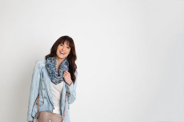 Lulu floral silk Scarf