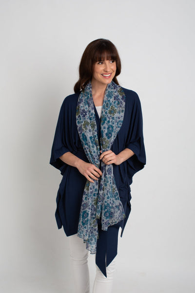 Lulu floral silk Scarf