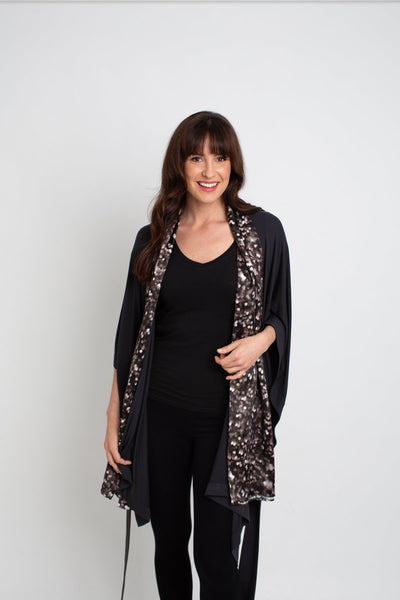 Marion Chocolate dream Silk Satin Scarf