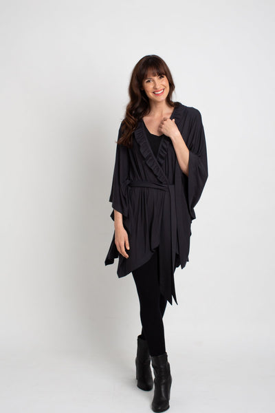 Coco Belted Merino Wrap