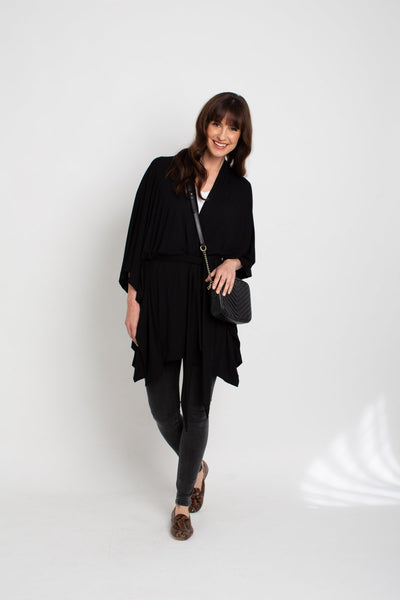 Coco Belted Merino Wrap