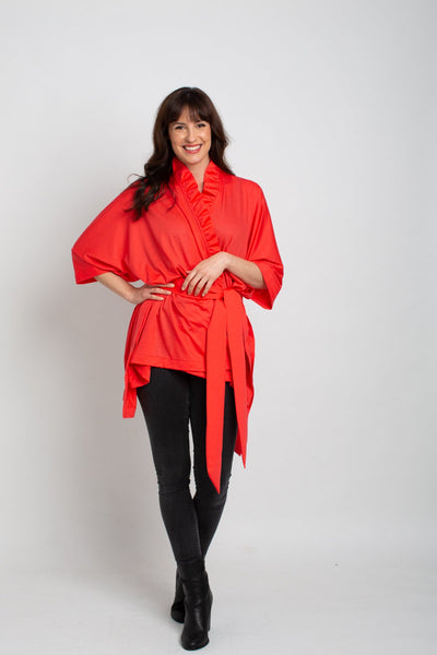 Coco Belted Merino Wrap