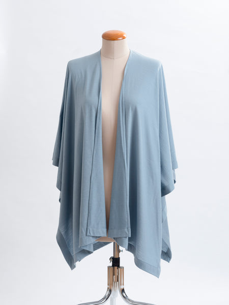 Powder blue Merino wool.