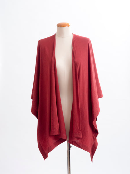 Garnet rust Merino wool.