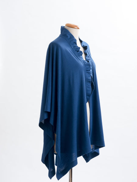 Teal Merino wool, the Coco frill adds pretty detailing.