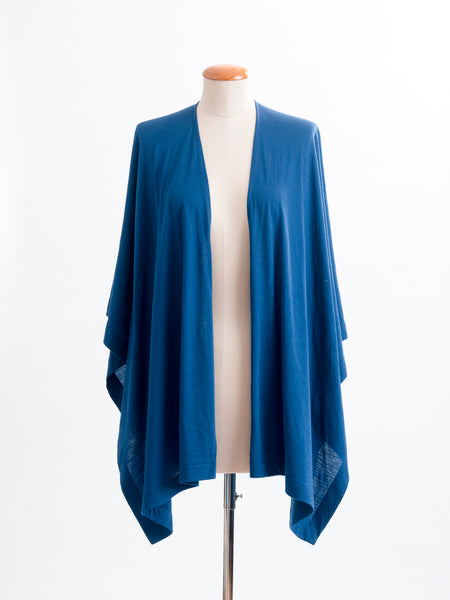 Teal Merino wool Muse wrap.