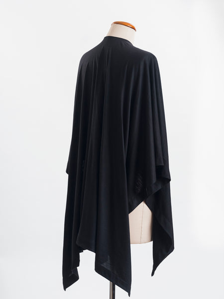 Black Merino wool.