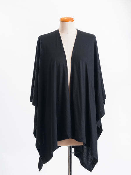 Black Merino wool.