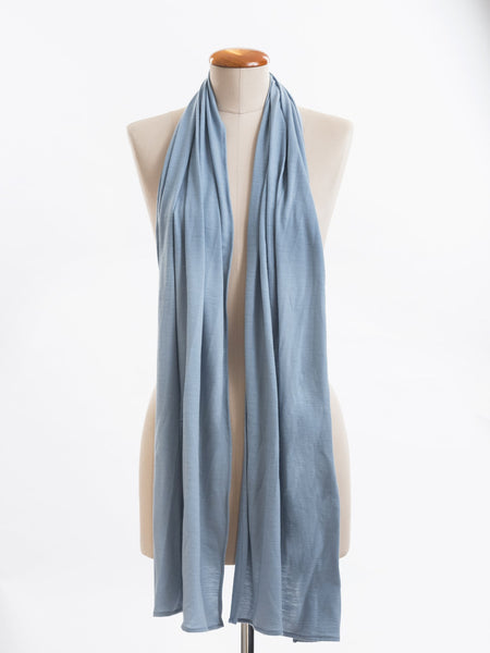 Powder blue Merino wool.