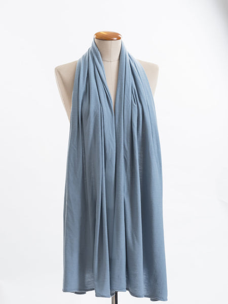 Powder blue Merino wool.