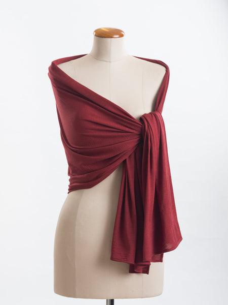 Garnet rust Merino wool.