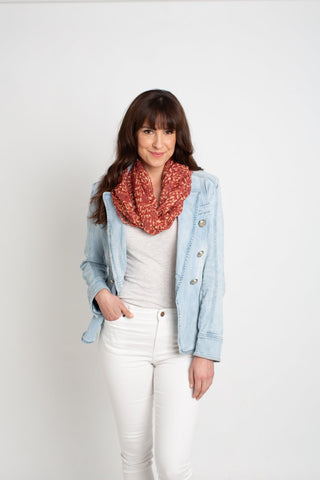 Odette Floral Silk Scarf