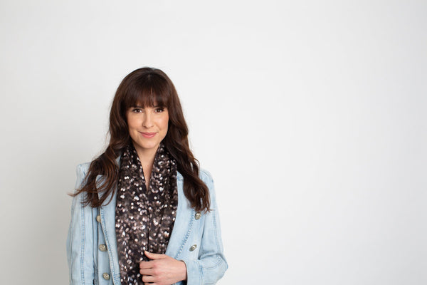 Marion Chocolate dream Silk Satin Scarf