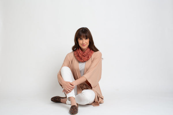 Odette Floral Silk Scarf