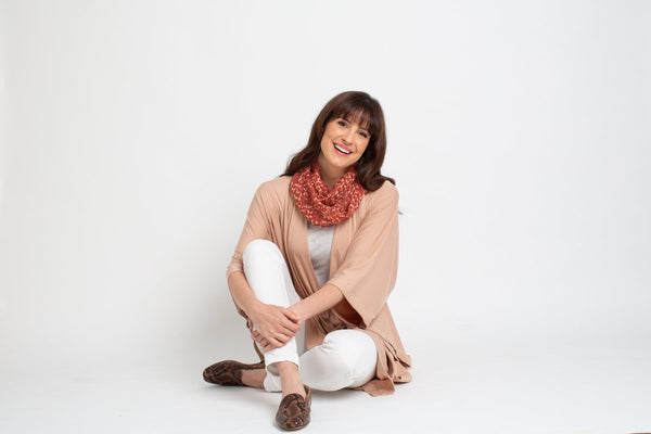 Odette Floral Silk Scarf