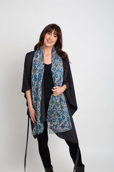 Lulu floral silk Scarf