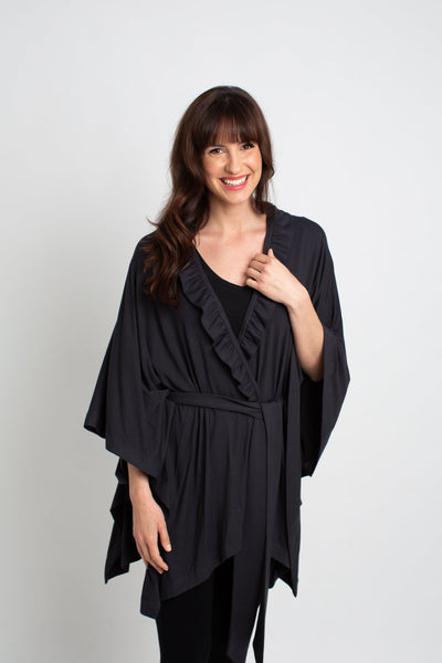 Coco Belted Merino Wrap