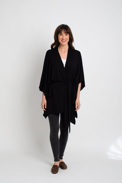 Coco Belted Merino Wrap