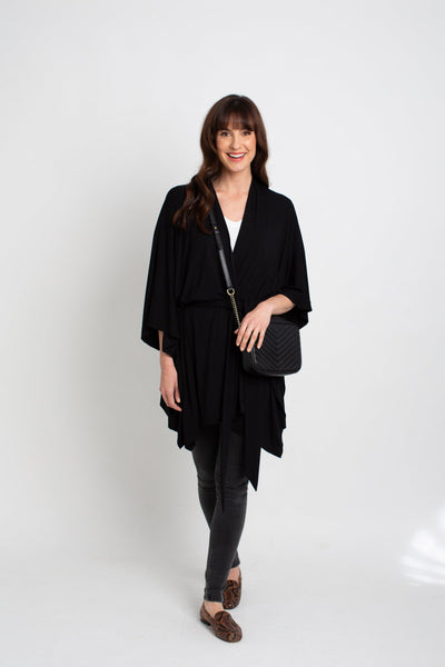 Coco Belted Merino Wrap