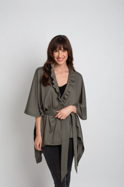Coco Belted Merino Wrap