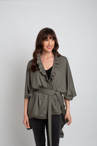Coco Belted Merino Wrap