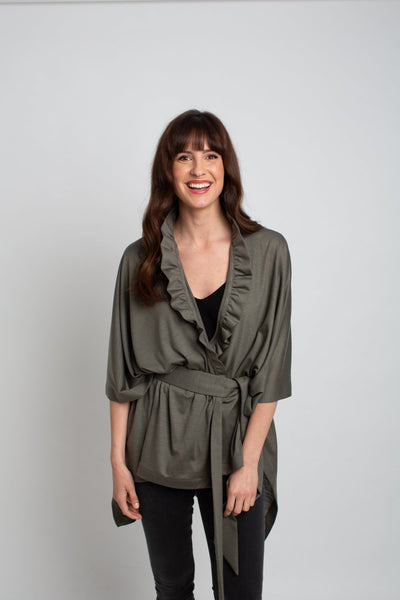 Coco Belted Merino Wrap