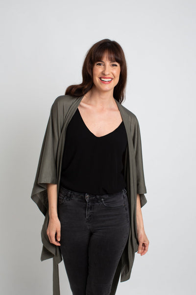Muse Belted Merino Wrap