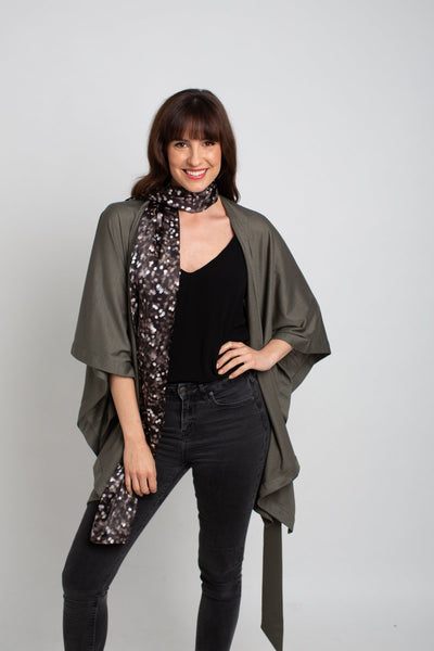 Muse Belted Merino Wrap