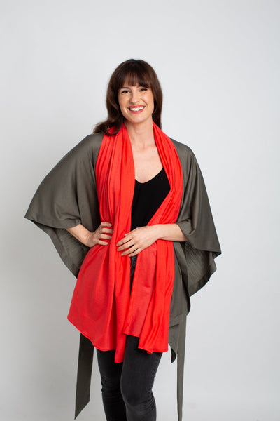 Muse Belted Merino Wrap