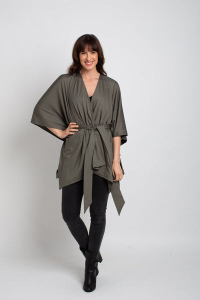 Muse Belted Merino Wrap