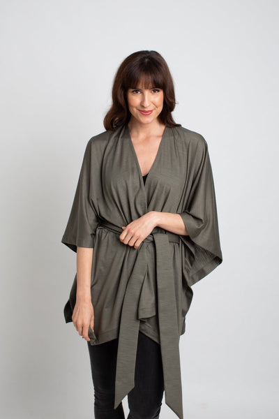 Muse Belted Merino Wrap