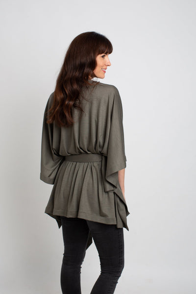 Muse Belted Merino Wrap