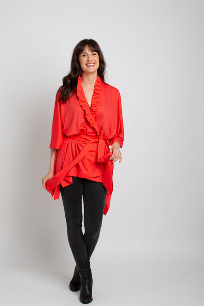 Coco Belted Merino Wrap