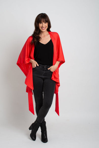 Muse Belted Merino Wrap