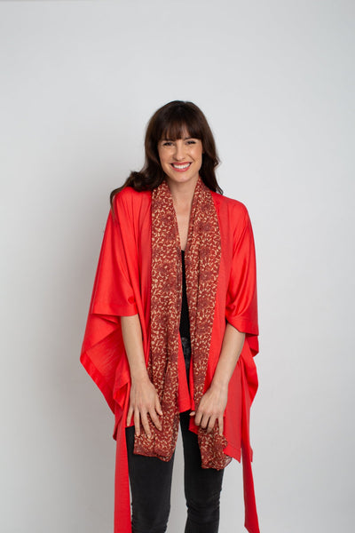 Muse Belted Merino Wrap