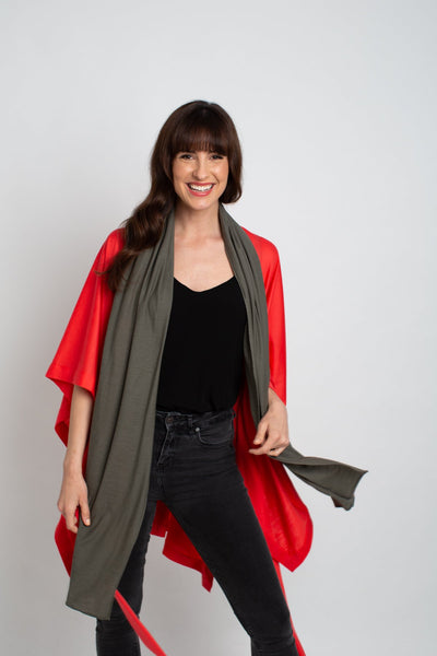 Muse Belted Merino Wrap