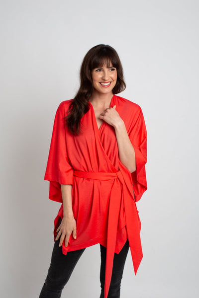 Muse Belted Merino Wrap